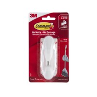 Command Large Wire Hook White x 1 (17069)