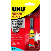 UHU Super Glue Ultra Fast Gel 3ml