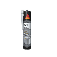 Sika Sikaflex 221 Heavy Duty Adhesive Sealant 310ml [Colour: Black]