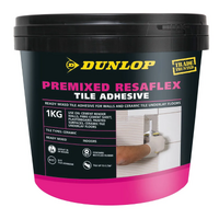 Dunlop Resaflex Premixed Tile Adhesive – Flexible, Ready-to-Use for Interior Walls