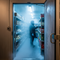 a walk in freezer