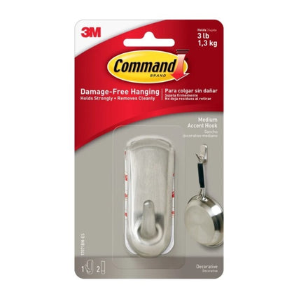 Command Medium Accent Hook Metal x 1 (17071BN-ES)