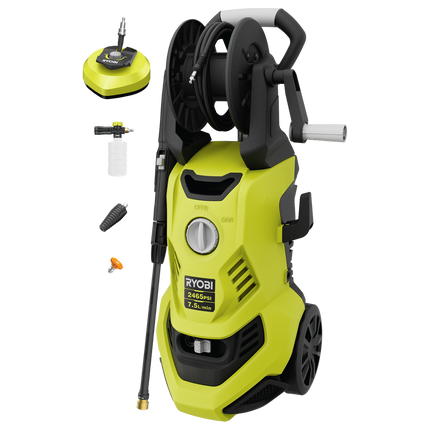 Packshot of Ryobi High Pressure Washer 2465 PSI for Dirt & Grime Removal