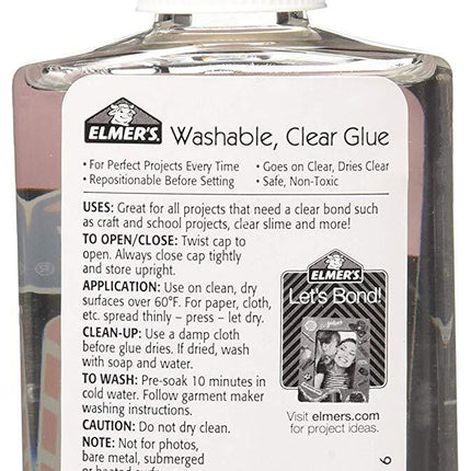 Elmer's Washable Clear Glue Safe Non-Toxic 147ml