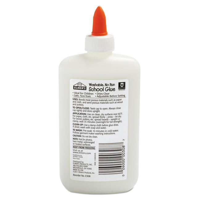 Elmer's School PVA Glue Washable Non Toxic 225ml