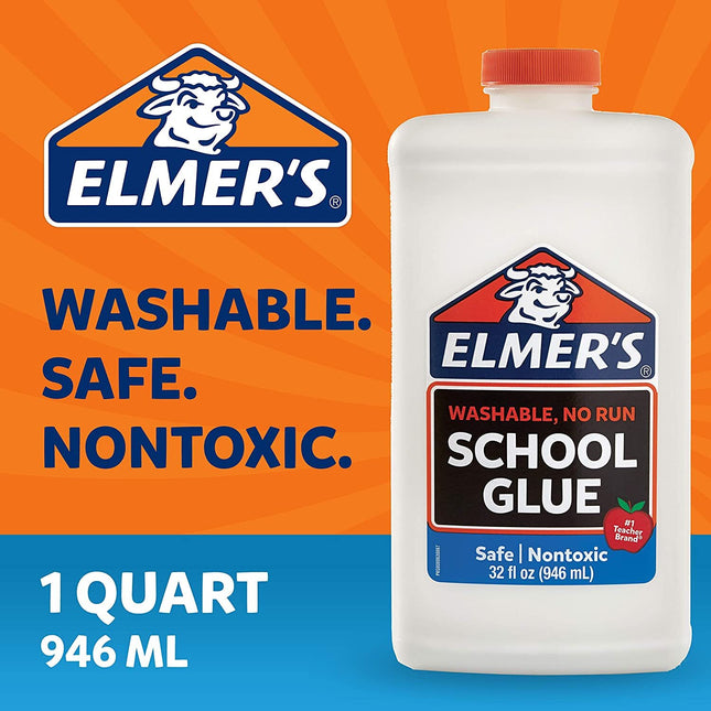 Elmer's School PVA Glue Washable Non Toxic 946mL