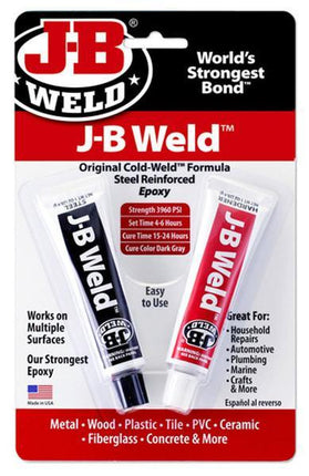 JB Weld Adhesiveweld Epoxy Drill it, Grind It, Machine It Fixes Fills and bonds Any surface 56.8g