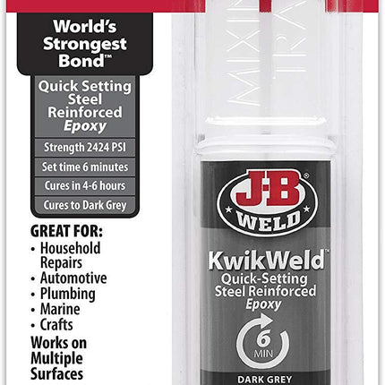 JB Weld KwikWeld Steel Reinforced Epoxy Multi Use x 25ml