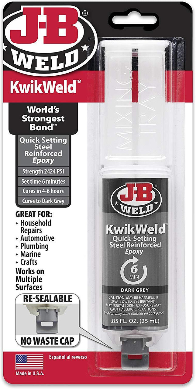 JB Weld KwikWeld Steel Reinforced Epoxy Multi Use x 25ml