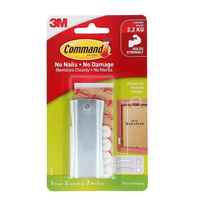 Command Large Universal Picture Hanger Metal x 1 (17047)