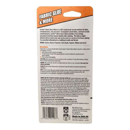 Gorilla Crystal Clear Waterproof Fabric Glue 73ml