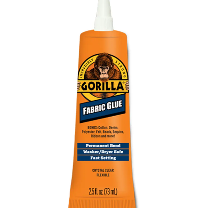 Gorilla Crystal Clear Waterproof Fabric Glue 73ml