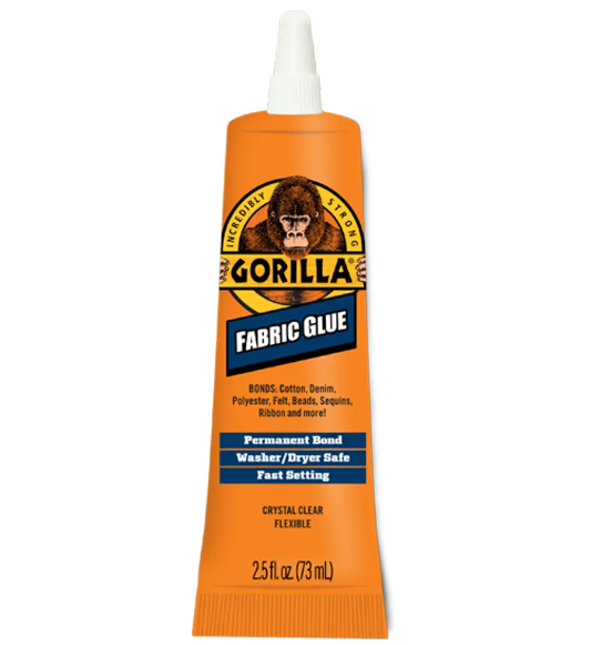 Gorilla Crystal Clear Waterproof Fabric Glue 73ml