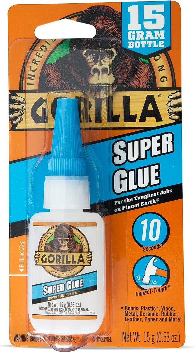 Gorilla Super Glue 10 Seconds Impact Tough 15g
