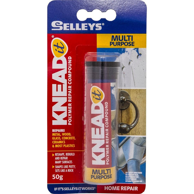 Selleys Knead It Expoxy Multi-Purpose Mouldable Putty 50g