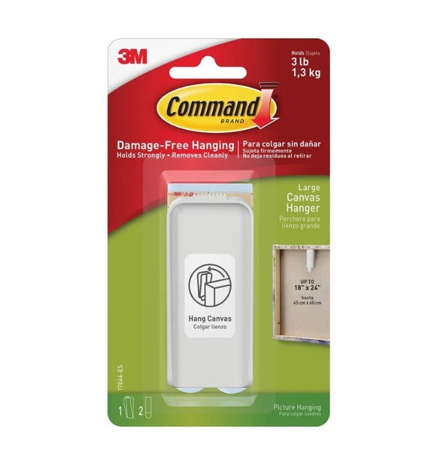 Command Large Canvas Hanger White x 1 (17044)
