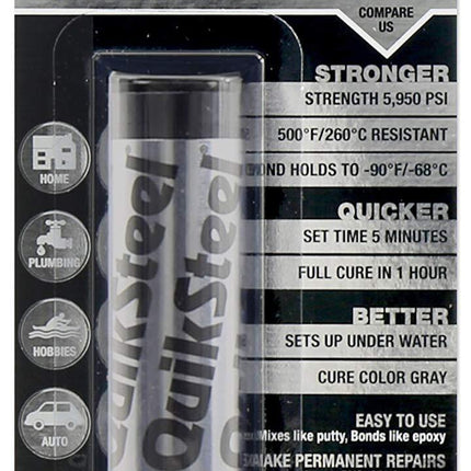 Blue Magic QuickSteel Steel Reinforced Epoxy Putty Metal Repair 57g