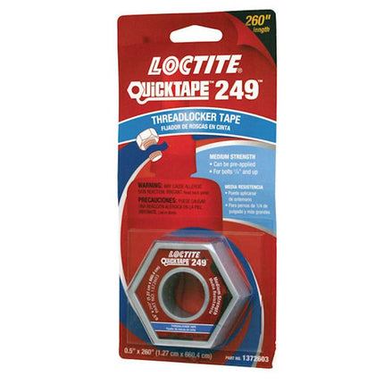 Loctite Quicktape 249 Threadlocker Tape Medium Strength