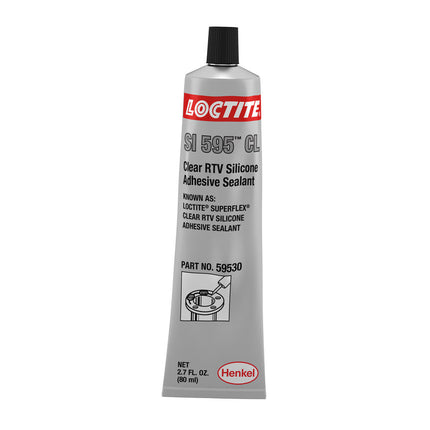 Loctite SI 595 CL Clear RTV Silicone Adhesive Selant 160809 80ml