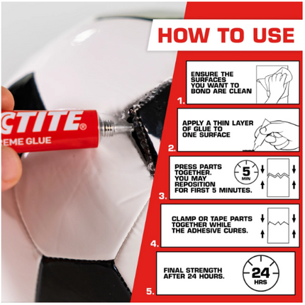 Loctite Extreme Glue No Drip Gel Crystal Clear Temperature Resistant