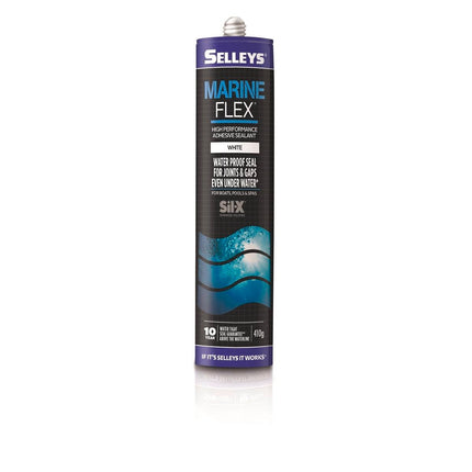 Selleys White Marine Flex For Boats Pools and Spas Water Proof Sealant Sil-X