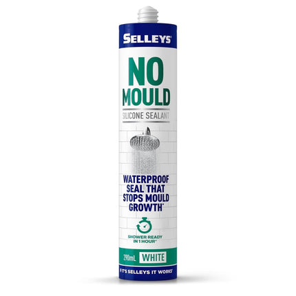 Selleys No Mould Silicone Sealant Waterproof [White]