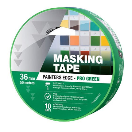 Bear Masking Tape Painter Edge Pro Green 36mm x 50m