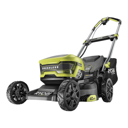 Packshot of Ryobi 18V ONE+ HP Lawn Mower 40cm OLM1840BL Tool Only - for Medium Lawns
