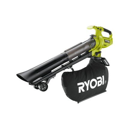 Packshot of Ryobi ONE+ 18V Cordless Garden Vacuum and Sweeper R18XBLV20 Tool Only