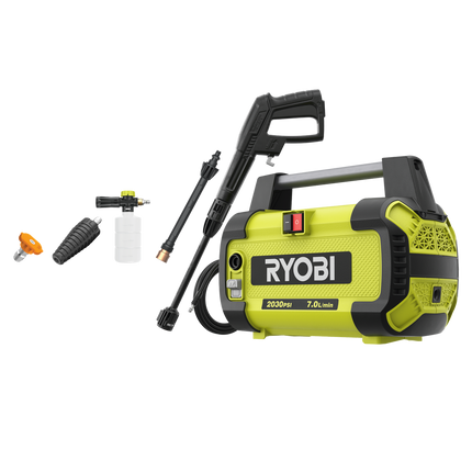 Packshot of Ryobi 2030 PSI Compact High Pressure Washer
