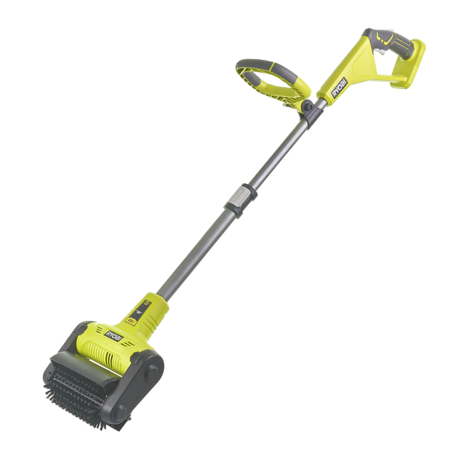 Packshot of Ryobi 18V ONE+ Outdoor Scrubber for Deck & Paver Cleaning