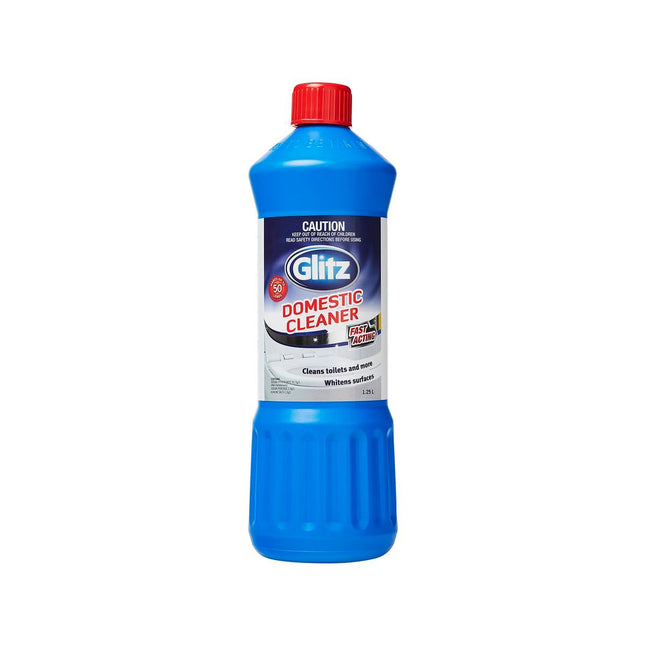Packshot of Glitz Domestic Cleaner Multi Purpose Surface Shine 1.25L