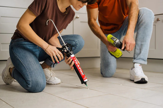 <h3>Fix Loose, Hollow & Squeaky Floors</h3><h1>Fix-A-Floor</h1>