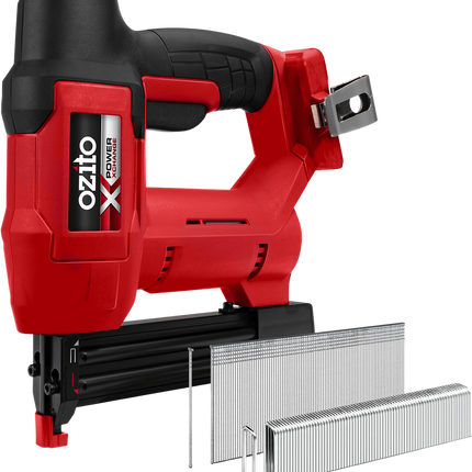 Packshot of Ozito PXC 18V Cordless 2 In 1 Cordless Nail And Staple Gun PXNGS-018 - Skin Only