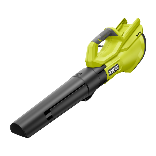 Packshot of Ryobi 36V Jet Blower 550CFM R36BLW50 Tool Only - for High Power Leaf Clearing