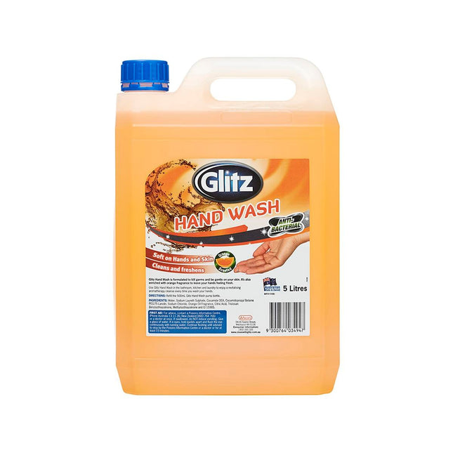 Packshot of Glitz Hand Wash Gentle Moisturising Formula 5L