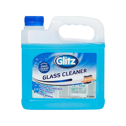 Packshot of Glitz Glass Cleaner for Crystal Clear Surfaces 2L