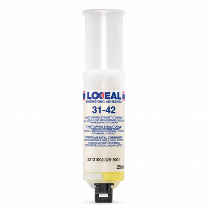 Packshot of Loxeal 31-42 Clear 5-Minute Epoxy Adhesive 50ml Dual Cartridge