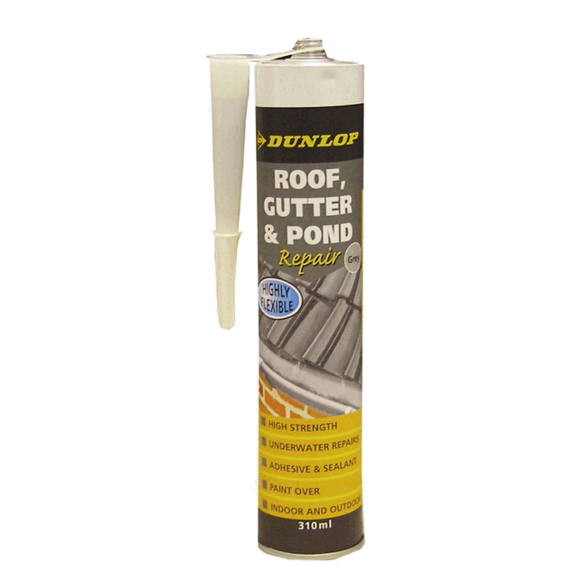 Packshot of Dunlop Roof Repair Waterproofing Adhesive 310ml