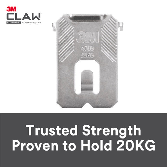 3M Claw Drywall Picture Hanger 45lbs 20Kg [Pack x 3] (2)