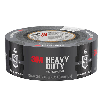 3M Heavy Duty Black Duct Tape 48mm x 41.1m single roll