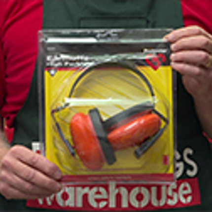 3M High Performance Ear Muffs EMU44PR in safety orange with adjustable headband (2)
