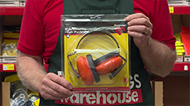 3M High Performance Ear Muffs EMU44PR in safety orange with adjustable headband (2)