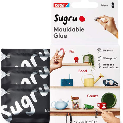 Sugru Mouldable Glue - 3 Pack [Black]
