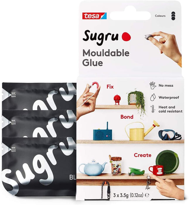 Sugru Mouldable Glue - 3 Pack [Black]