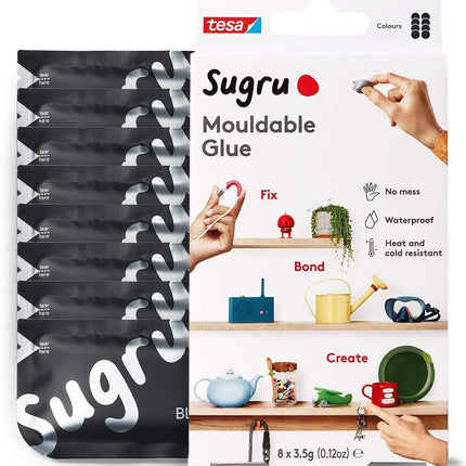 Sugru Mouldable Glue - 8 Pack [Black]