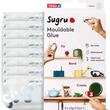 Sugru Mouldable Glue - 8 Pack [White]