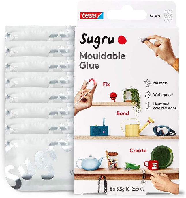 Sugru Mouldable Glue - 8 Pack [White]