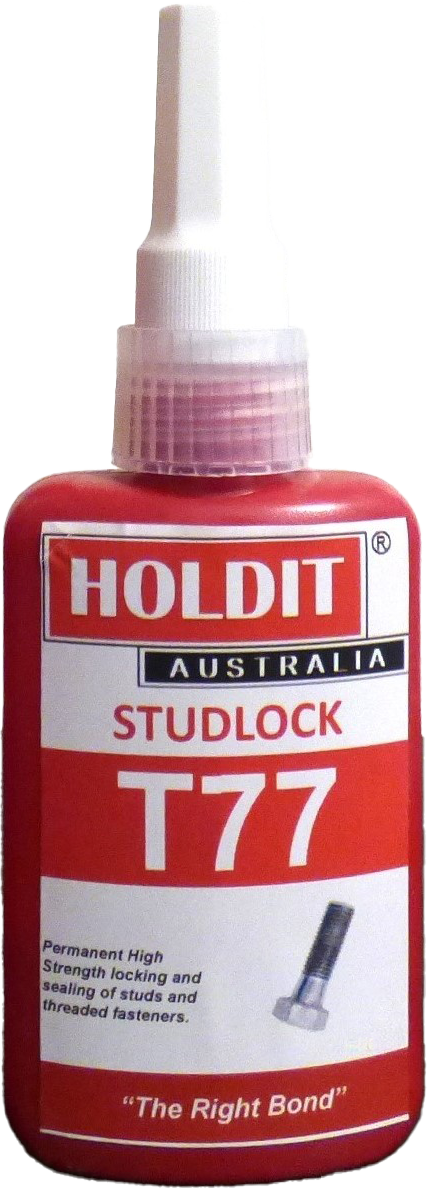 Loctite 277 Equivalent T77 STUDLOCK: High-Strength Threadlocker for Large Diameter Bolts, 25mm+ 50ml