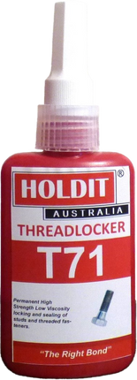 Loctite 271 Equivalent T71 Threadlocker: High-Strength, Low-Viscocity for Secure Fastening 50ml